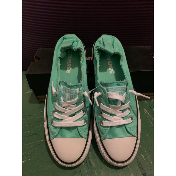 womens mint converse shoes